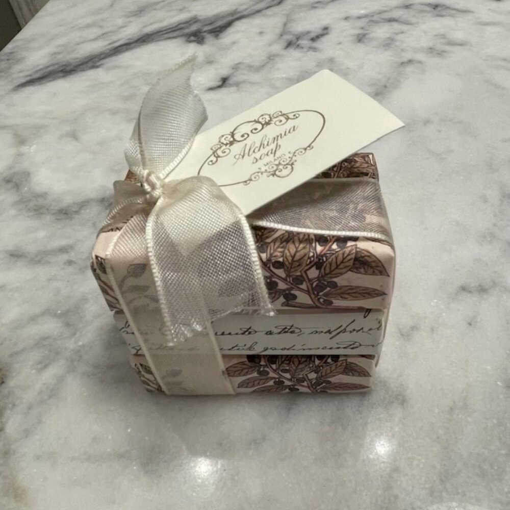 Alchimia Soap - 3 Pack - Pink pepper / Poivre Rose - NWT